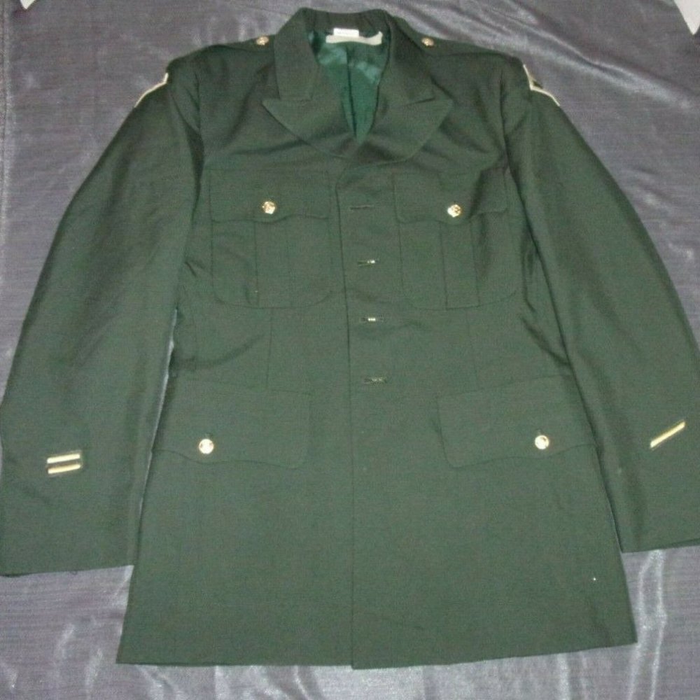 CLASS A DRESS JACKET GREEN ARMY 40R 21MI56